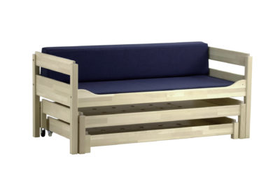 Muksu-sohvakokonaisuus muodostuu sohvasta ja kahdesta sängystä